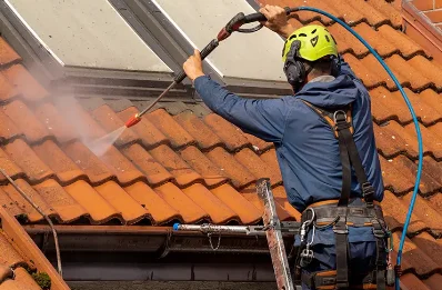 Démoussage et hydrofuge de toiture à Effiat